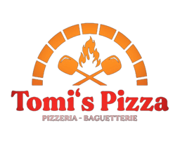 Tomi's Pizza logo.